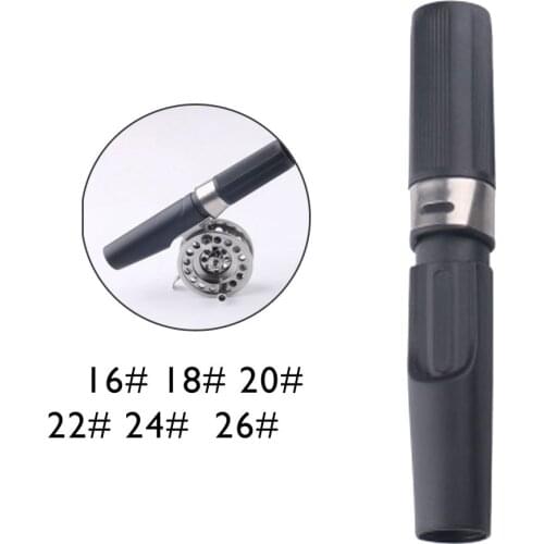 1pcs DIY Straight Handle Rod Wheel Seat Fishing Rod Grip Modified Fishing Reel Seat ABS Pesca Fish Tackle 16/18/20/22/24/26