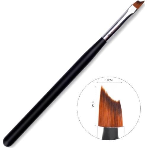 1PC French Nail Brushes UV Gel Painting Drawing Polishing Tips Manicure Design DIY Tools