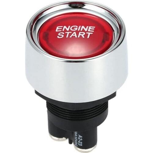 12V/24V 50A Car Keyless Start Button Engine Start Push Button Ignition Starter Car Engine Start Button Auto Accessories