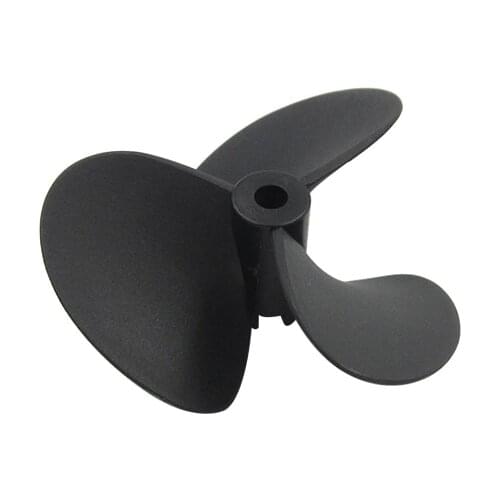 3-blade glass fiber reinforced nylon propeller 5.0mm inner diameter 70mm 80mm 90mm 100mm out diameter 1.6" pitch for RC boats