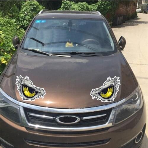 3D Eagle Emblem Car Styling Stickers For Hyundai Solaris I30 Ix35 Accent creta Suzuki Swift Lada Granta Kalina Auto Accessories