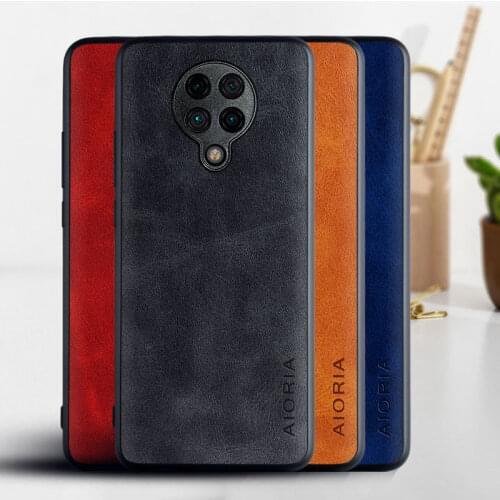 Case for Xiaomi Poco F2 Pro Poco X2 funda Luxury Vintage leather skin TPU cover for xiaomi poco f2 pro case Poco X2 coque capa