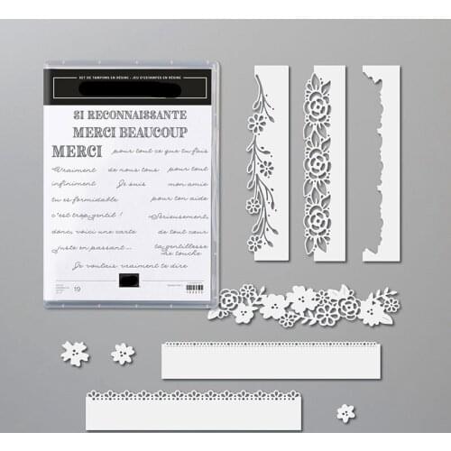 ORNATE GARDEN Metal Cutting Dies and Stamps Stencil Templates for Diy Scrapbooking Album Paper Card Making Embossing Dies New