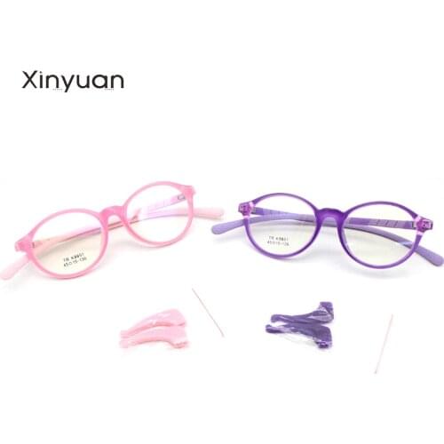 8851 Comfortable Kid Glasses Eyeglasses Frames Optical Eyewear for Children with accessory TR Anti-blue lens