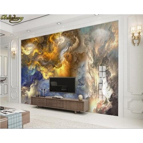 Beibehang Custom Photo Wallpaper Mural Modern Abstract Colorful Fire Cloud TV Wall papel de parede 3d wall papers home decor