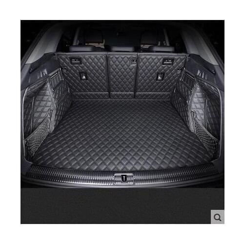 Good quality! Special car trunk mats for Audi Q5 2022-2018 waterproof cargo liner mats boot carpets for Q5 2020,Free shipping