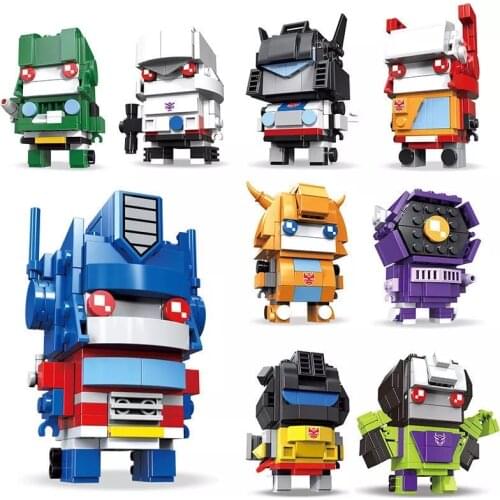 Toys Brick Heads Headz Figure Building Block Set Model Astronaut Space Station Space Plane Aerospace Rocket Spaceship Spacecraft