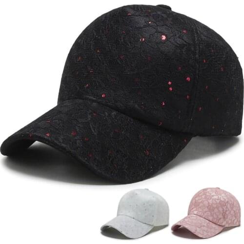 Ladies Fashion Lace Baseball Cap Spring Summer Casual Sun Hat for Women Female Adjustable Outdoor Snapback Caps Girl Peaked Cap