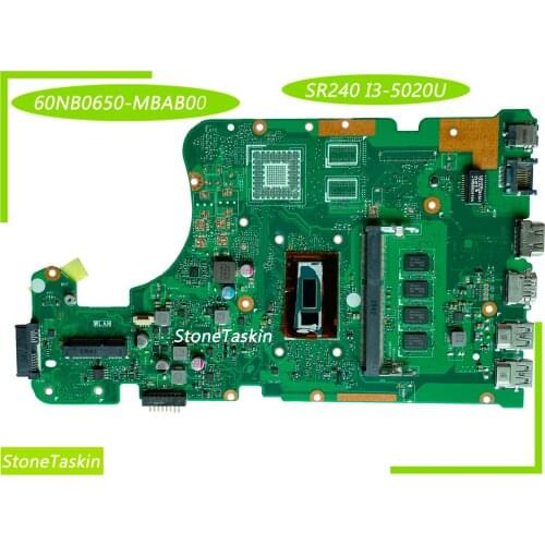 Best Value for Asus X555LA X555L A555L K555L X555LAB X555LD Laptop Motherboard 60NB0650-MBAB00 SR240 I3-5020U DDR3 100% Tested