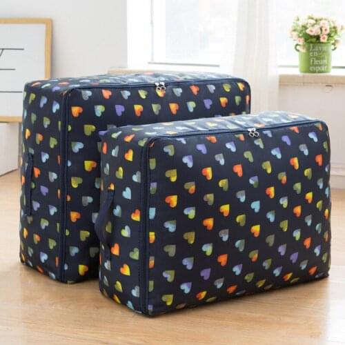 Quilt storage Bag Clothe Organizer Oxford Package Zip Lock Storage Bag Luggage Organizer Multifunction Folding Bag Toy Organizer