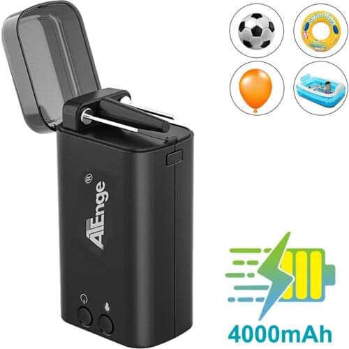 ATEnge Ball Pump,Volleyball Pump Basketball Electric Pump For Inflatables, Ball Pump For Sports Balls Soccer Ball With Needle