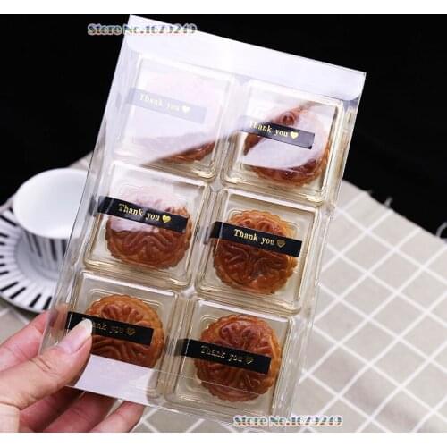 PVC Transparent Backing Cake box/ Western-style food box/cup cake Box /Biscuit snack packaging /Gift box 100pcs/set