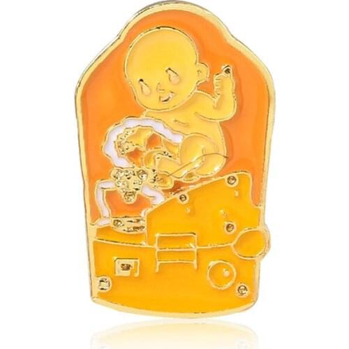 RJ New Game Death Stranding Brooches Sam Porter Bridges Baby BB Badge Pins Brooches For Men Women Fans Cosplay Jewelry Gift