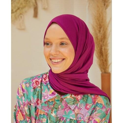 Salland Combed Cotton Shawl Fuchsia Comfortable Stylish Product Fashion 2021 Flexible and Breathable Comfy Fabric Quality Robust Original Does Not Burn No Ironing Easy Use 1. Quality Shawl Combed Cotton PenyeŞal-7