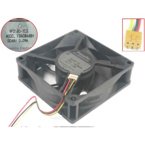 Panasonic FBA08A48H Server Cooling Fan DC 48V 0.09A 80x80x25mm 3-wire