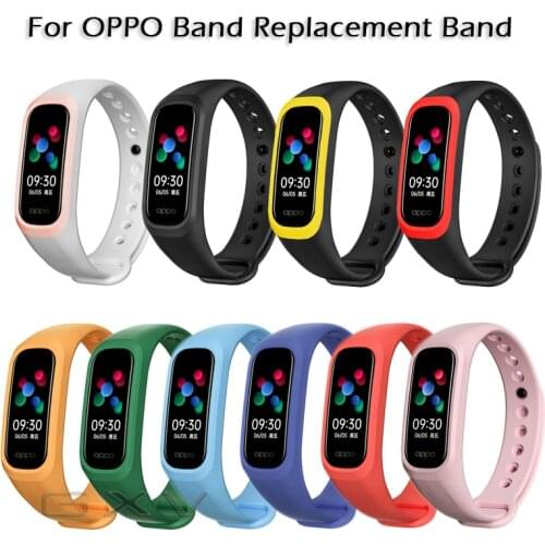 Silicone Strap for OPPO Band Replacement Bracelet Sport Band Multicolor Soft Waterproof Wristband for OPPO Band Accessories