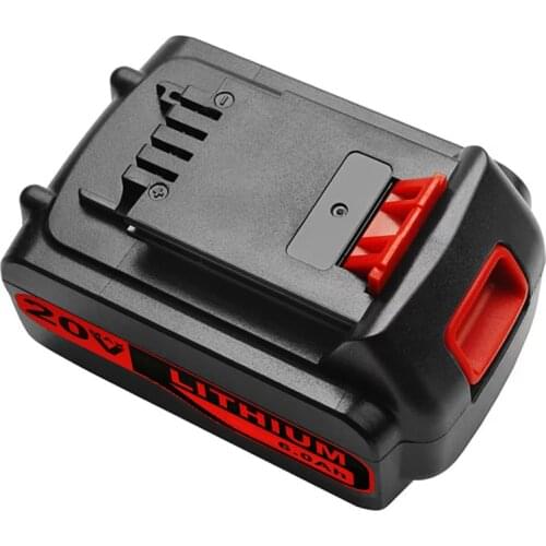 20V 5000mAh LB20 Rechargeable Li-ion Battery for BLACK & DECKER Power Tool Replacement Battery LBX20 LB2X4020 BL2018