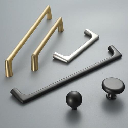 Modern Minimalist Door Handle Nordic Black Long Handle Wardrobe Cupboard Cabinet Door Drawer Pull, Shoe Locker Wine Cabinet Knob