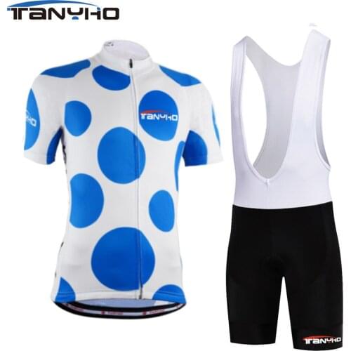 Sportswear Ropa Ciclismo Tanyho Blue Racing Bike Cycle Bike Clothing Bicycle Jerseys Clothes Maillot Cycling Set