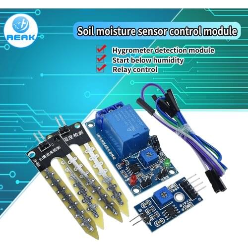 Smart Electronics 3.3V 5V 12V Soil Moisture Hygrometer Detection Humidity Sensor Module For arduino Development Board