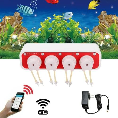 Auto Dosing Pump Smart Wifi Remote Control Titration Pump For Aquarium Plants Breeding Laboratory DOSER3.4 Titration System