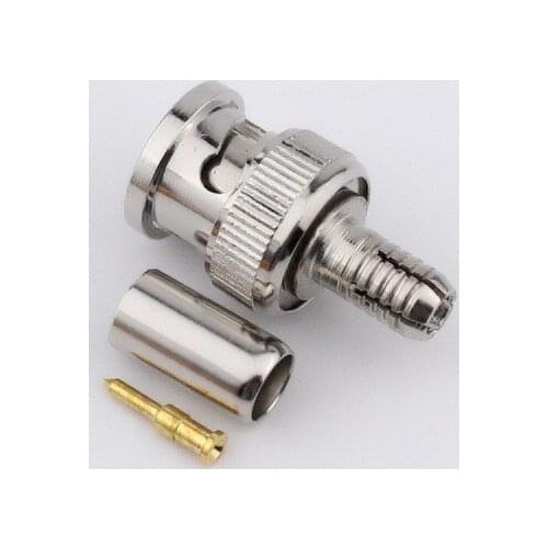 100pcs/lot BNC plug high quality -3 plug 75 /75-3 BNC video plug press type Q9 plug