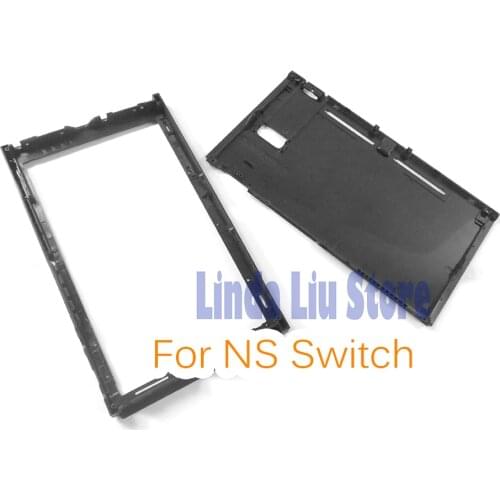 10PCS Replacement Black Hard Housing Shell Case Part for Switch NS NX Console Front Back Faceplate For Switch Main shell