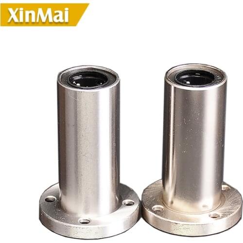 2pcs/lot LMF20LUU LMF25LUU LMF30LUU LMF35LUU long type 8mm flange linear bearing CNC Linear Bush