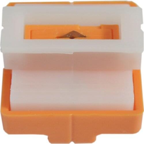 5 Pack Paper Cutter Replacement Blade with Automatic Security Safeguard Design for A4 Black and White Paper Trimmer