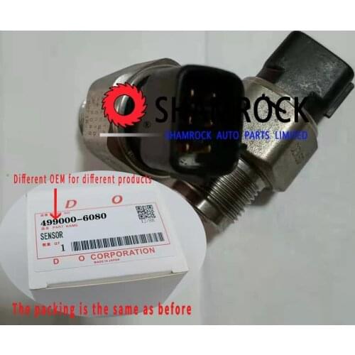 Fuel Rail Pressure sensors OEM 499000-6080/89458-60010/499000-6081 for TTOYOTA RAV4 AVENSIS HILUX LAND CRUISER PRADO COROLLA