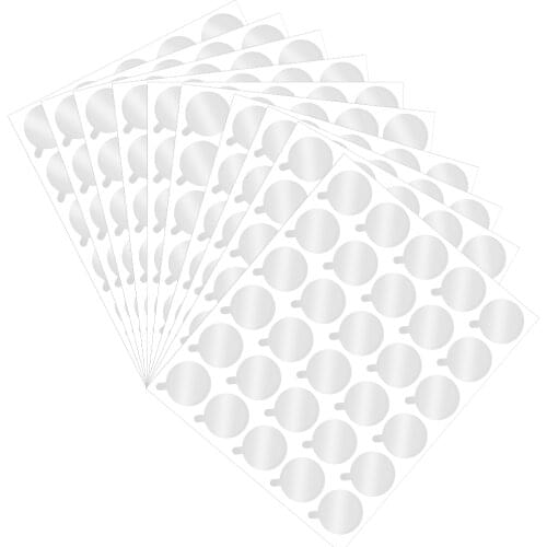 300Pcs Disposable Eyelash Glue Holder Foil Pallet Eyelash Extension Glue Pads Lashes Patch Stickers Makeup Tools Accessories