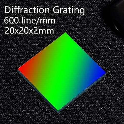 Holographic diffraction grating 600 lines 1mm Glass engraving Teaching demonstration optical instrument Spectroscopic analysis