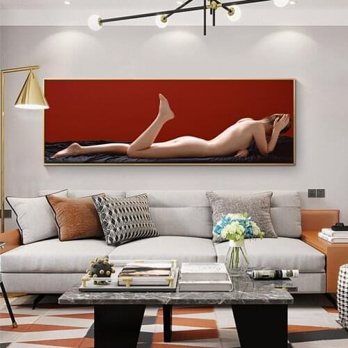 Nude Women Canvas Painting Posters and Prints Modern Abstract Oil Painting on the Wall Art Living Room Cuadros Decoracion Salon