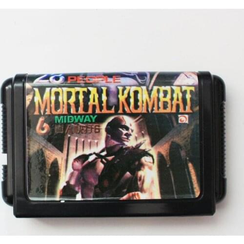 Mortal Kombat 6 16 bit MD Game Card For Sega Mega Drive For Genesis