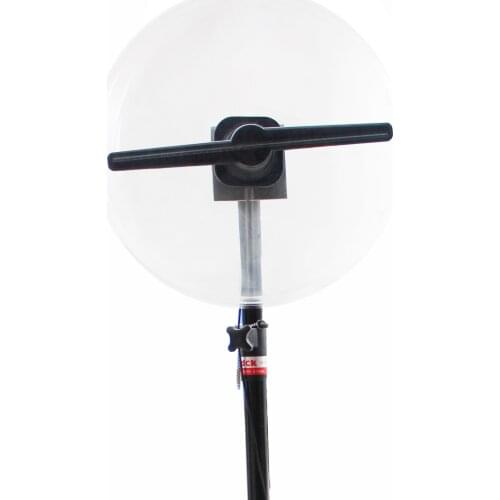 Hologram fan light 43CM 50CM 60CM Acrylic cover and stand for outdoor indoor home party night club