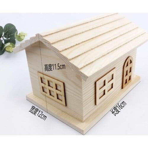 Life House Shaped Wooden Pet Urne Casket Ashes Urns Wood Dog Cat Memorial Urn Mini Urn Casket