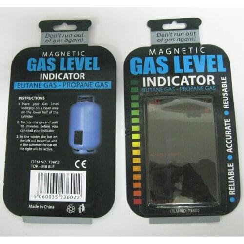 5PCS Magnetic Gauge Caravan Bottle Propane Butane LPG Fuel Gas Tank Level Indicator Temperature Tester Meter Gas Level Indicator