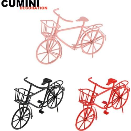 1:12 Scale Dollhouse Miniature Handmade Metal Bike Bicycle Dolls House Decor