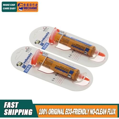 MECHANIC-RMA-UV10 solder paste mobile phone motherboard chip rework solder paste BGA PAG SMD solder oil syringe flux