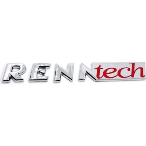Metal Alloy RENNTECH Car Sticker Emblem Badge Embleme Emblema