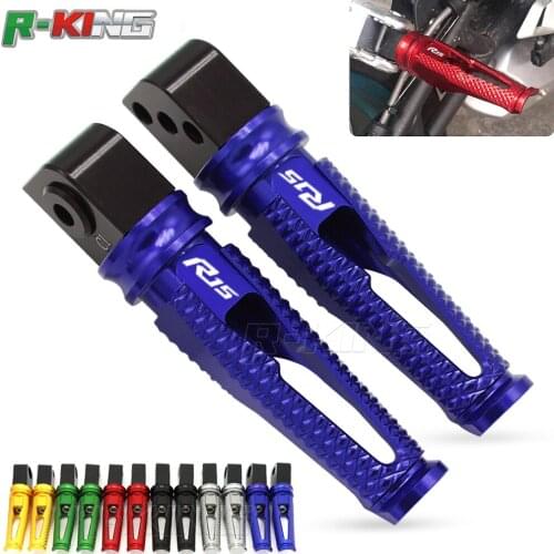 Motorcycle Accesstories Rear Foot Pegs Footrest Adapter Rider/Passenger Footpegs For Yamaha R15 YZF-R15 YZFR15
