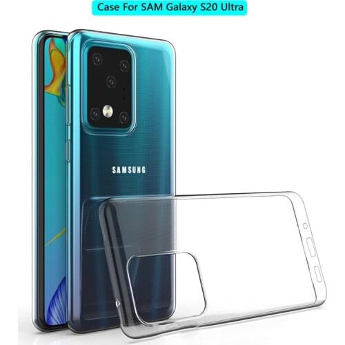 Soft TPU Clear Case For Samsung Galaxy S21 S20 FE Ultra Plus A12 A32 A52 A42 5G M31 M21 A21 S M01 M51 A31 A11 A41 Back Covers