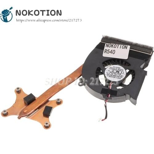 NOKOTION BA62-00513A Radiator For Samsung NP-R540 R540 GMA HD GPU Heatsink FAN Cooling System