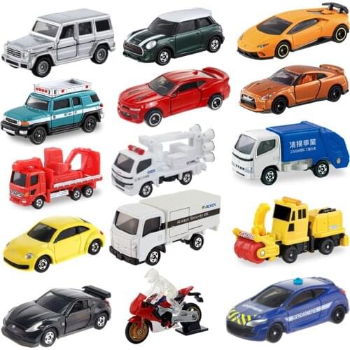 Takara TOMY Alloy Car Nissan Sports Car TOMICA Volkswagen Beetle Mercedes Chevrolet Models Toyota Costa Toys Collections