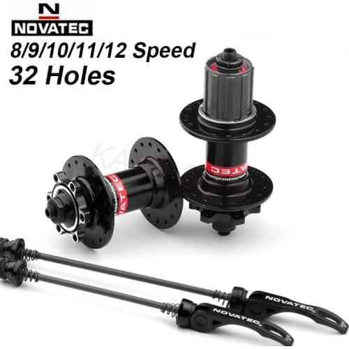 NOVATEC MTB 32 Holes Hub 8/9/10/11 Speed HG Hub for K7 Mountain Bike Bearing Bead Bicycle 32H Hubs D481STBT D482TSBT Bike Part