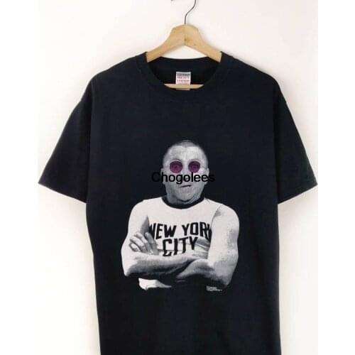 90s Vintage THREE STOOGES T Shirt 1999 Curly John Lennon Parody T Shirt Double Sided Graphic Comedy Black T Shirt Size Medium