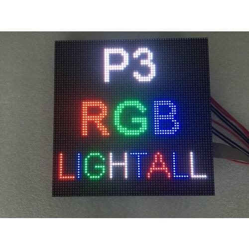 64x64 indoor RGB hd p3 indoor led module video wall high quality P2.5 P3 P4 P5 P6 P7.62 P8 P10 LED panel full color led display