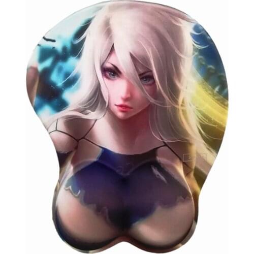 High Quality 3D Mouse Pad Wrist Rest Belle Bumps Peripheral Soft Silica Gel Breast Sexy Hip Office Decor Kawaii Friend Game Gift