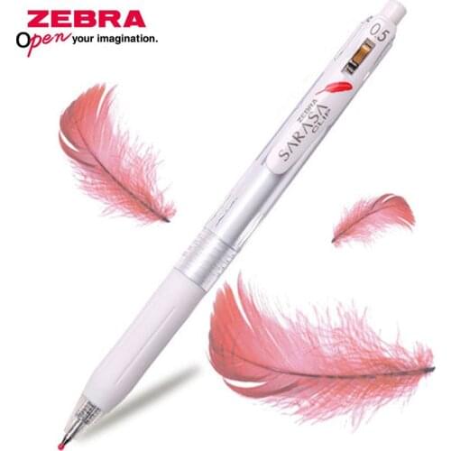 ZEBRA Gel Pen Red Feather Limited Edition JJ99 Student Exam Pen 0.5 Mm Rubber Pen Holder