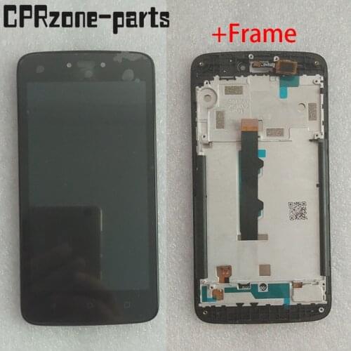 5.0" lcd with frame For Motorola Moto C XT1750 XT1755 XT1754 XT1758 LCD+touch screen digitizer assembly free shipping
